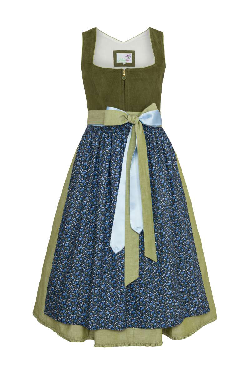 Melega Alpenfee Dirndl Fanni in grün