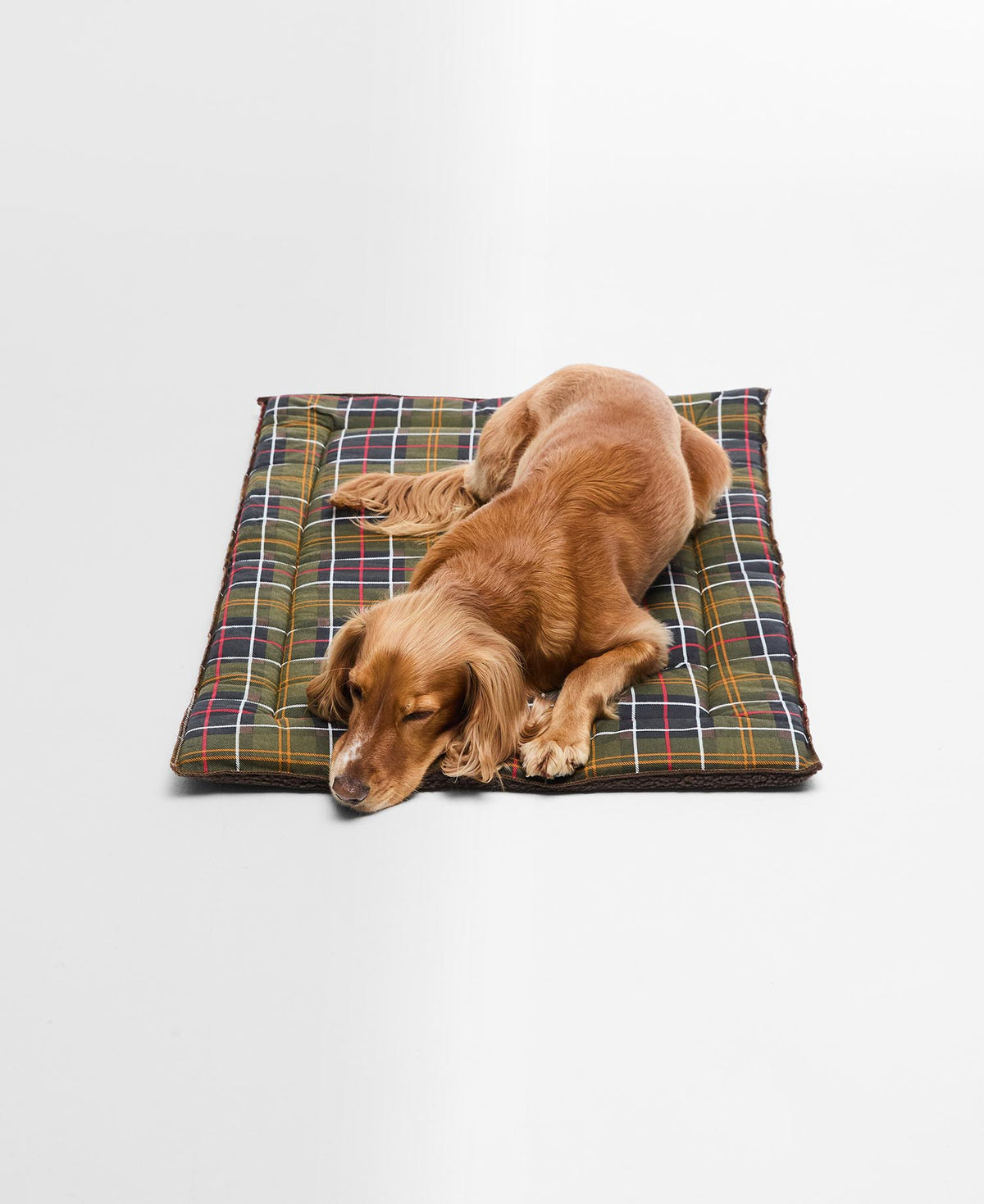 Barbour Hundematte Cage in Classic Tartan