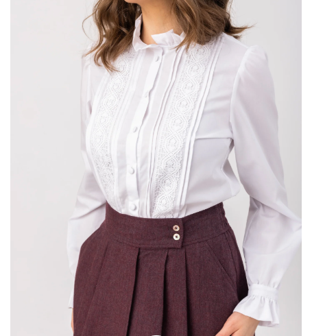 Felicitas Bluse Burgunde