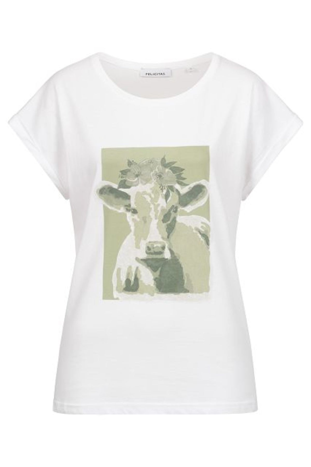 Felicitas Damen Shirt Stina mit Kuh-Motiv