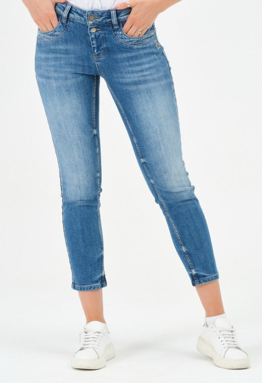 Glücksstern Jeans Petra SLIM cantonblau