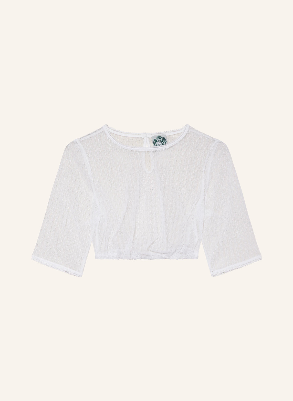 Dirndlbluse Clarissa Kurzarm von Hammerschmid