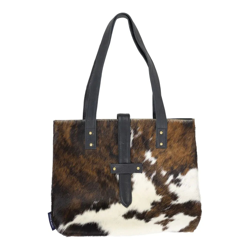 Tasche Kuhfell dreifarbig