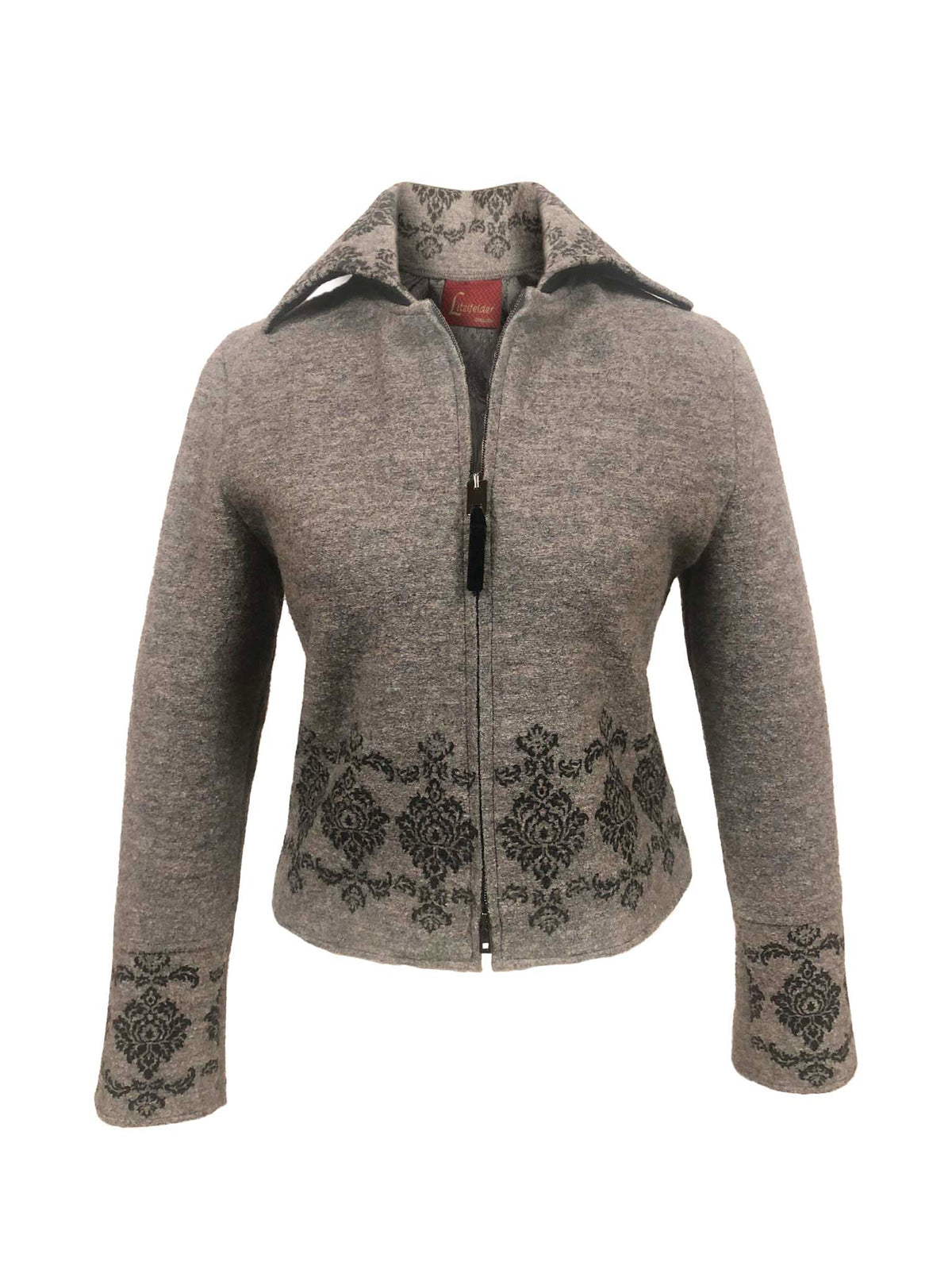 Litzlfelder Damen Walkjacke mit edlem Aufdruck