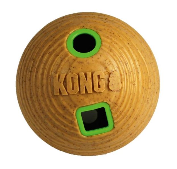 Hundespielzeug Ball KONG Bamboo Feeder