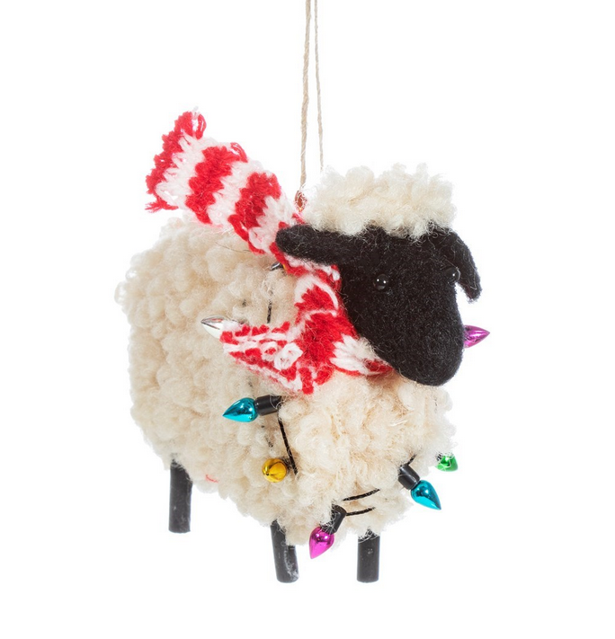 Baumanhänger - Anhänger Weihnachts-Schaf