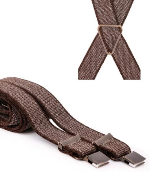 Hosenträger mit Messingclips
