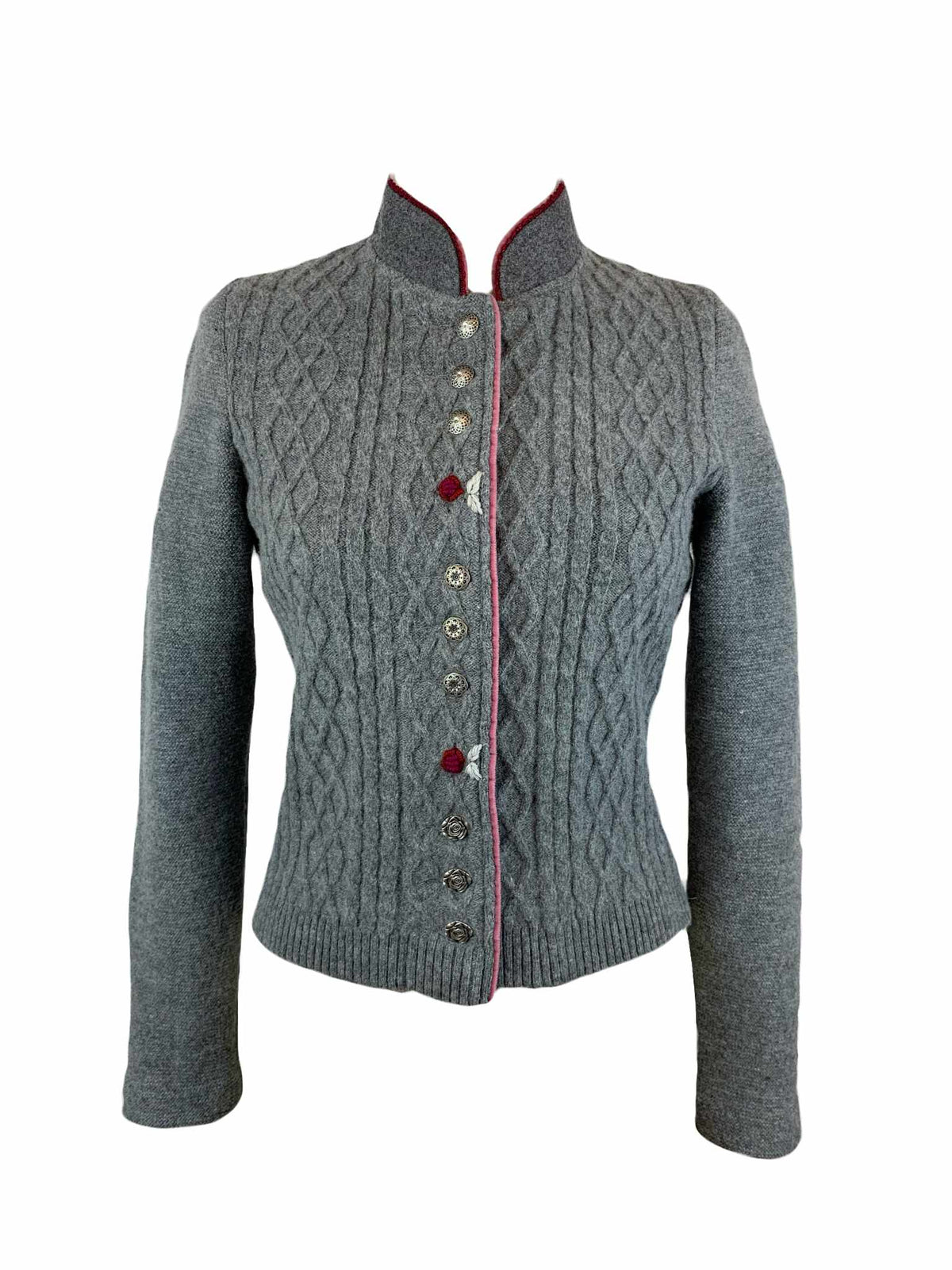 Litzlfelder edle Strickjacke aus feinster Merinowolle