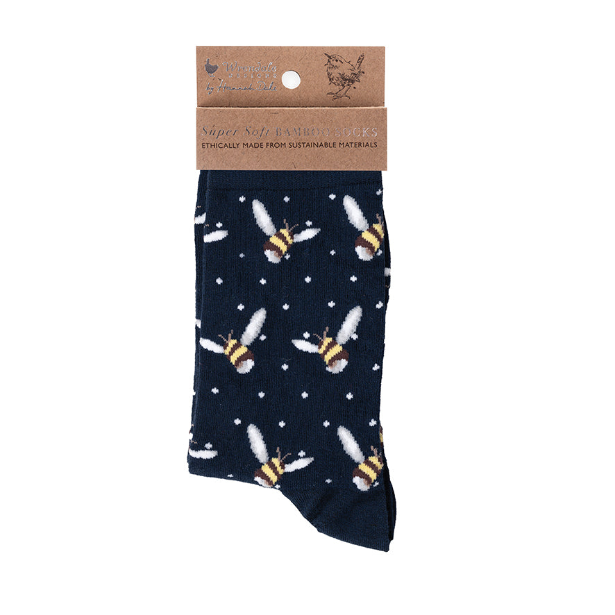 Wrendale Socken "Busy Bee" mit Biene