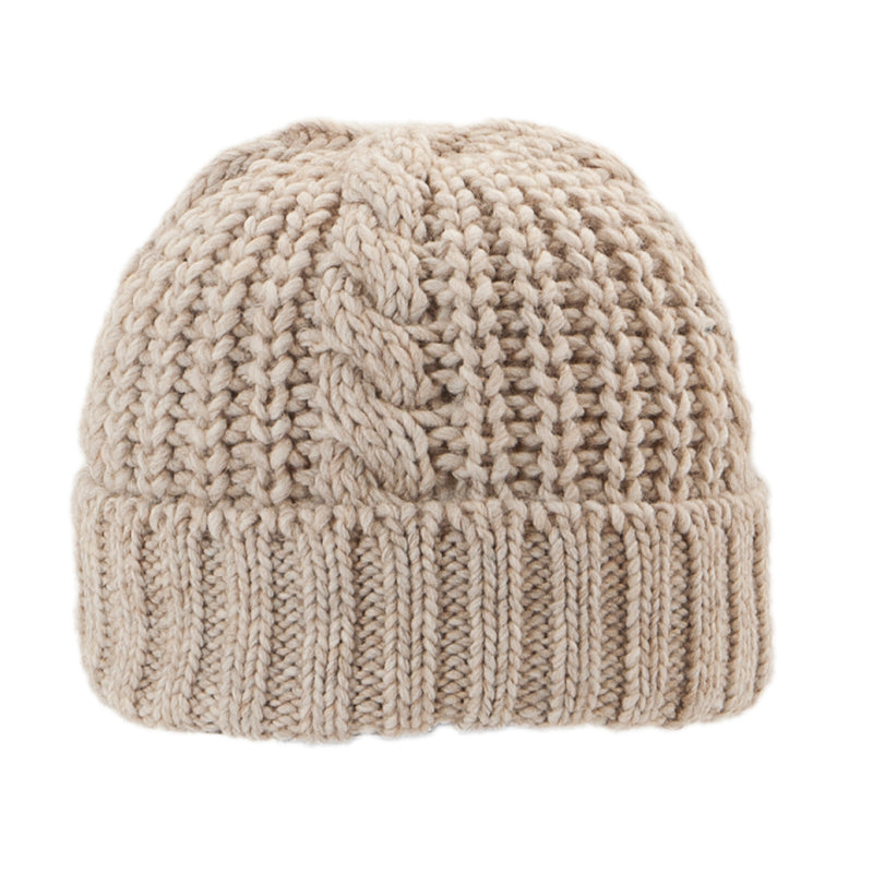 Strickmütze mit Fleece