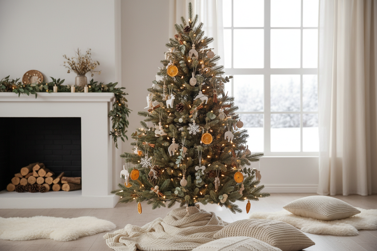 Schöne Weihnachtsdekoration