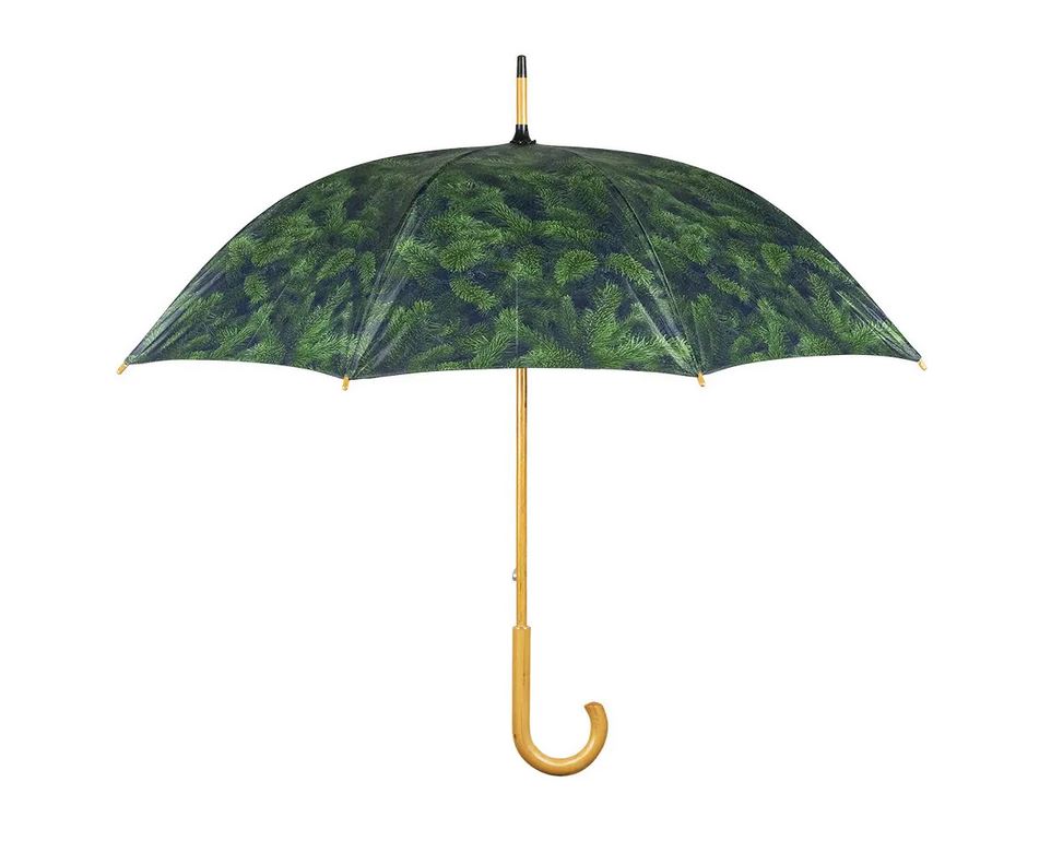 Regenschirm Tannenzweige