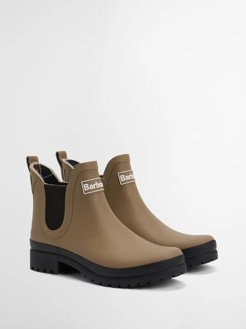 Barbour Mallow Tartan Gummistiefel kurz