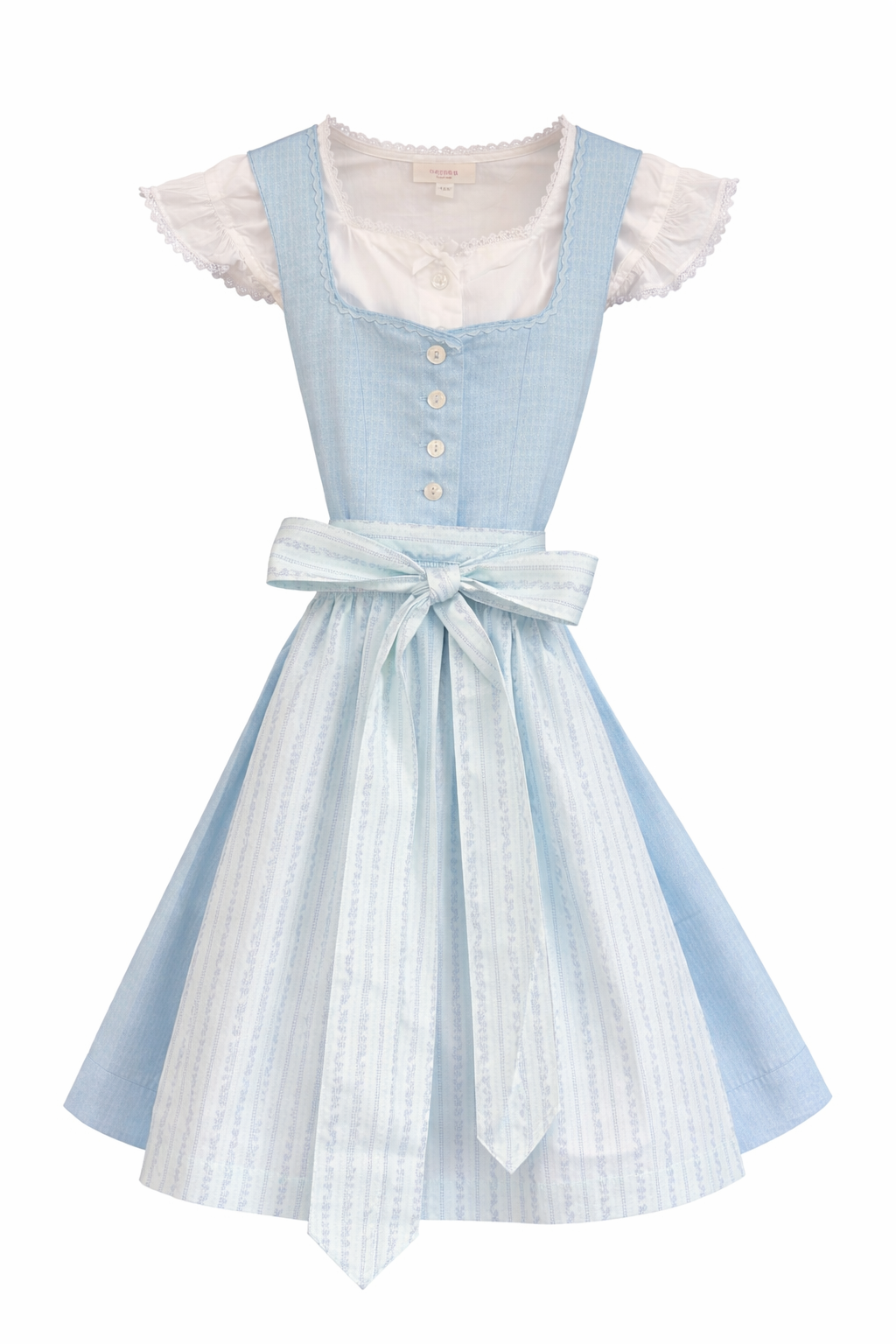 Deiser Kinderdirndl Lena hellblau mit Bluse