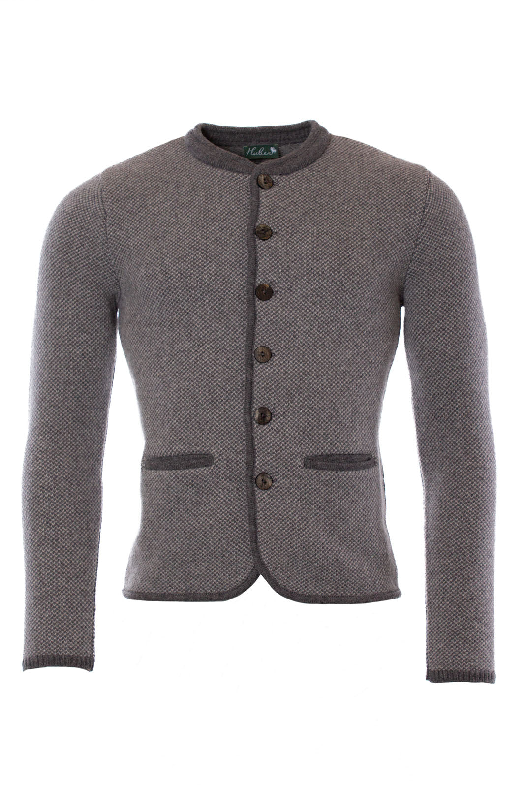 Huber Herren Strickjacke Oli mit Armpatches