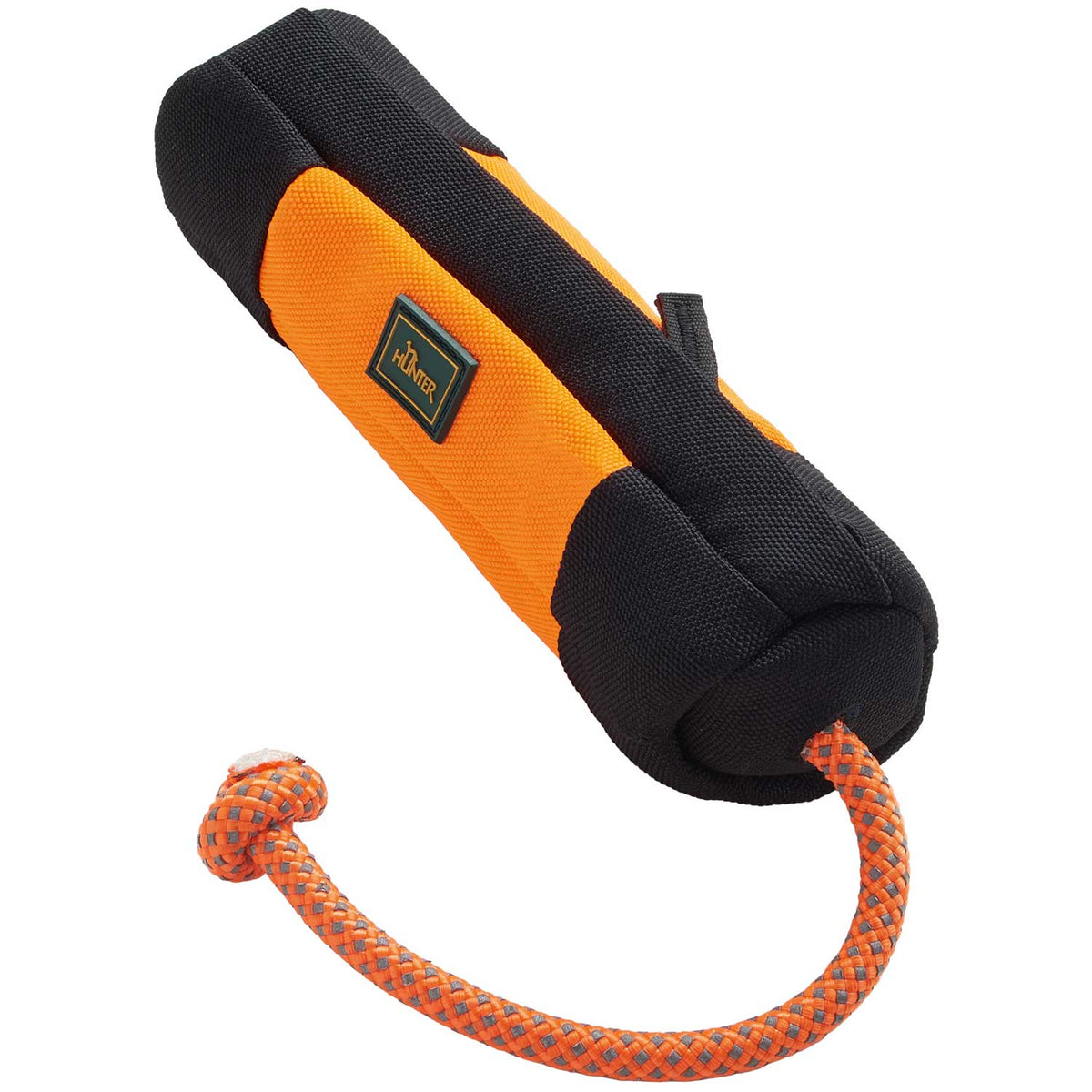 HUNTER Trainer Snack Dummy mit Seil in orange/schwarz