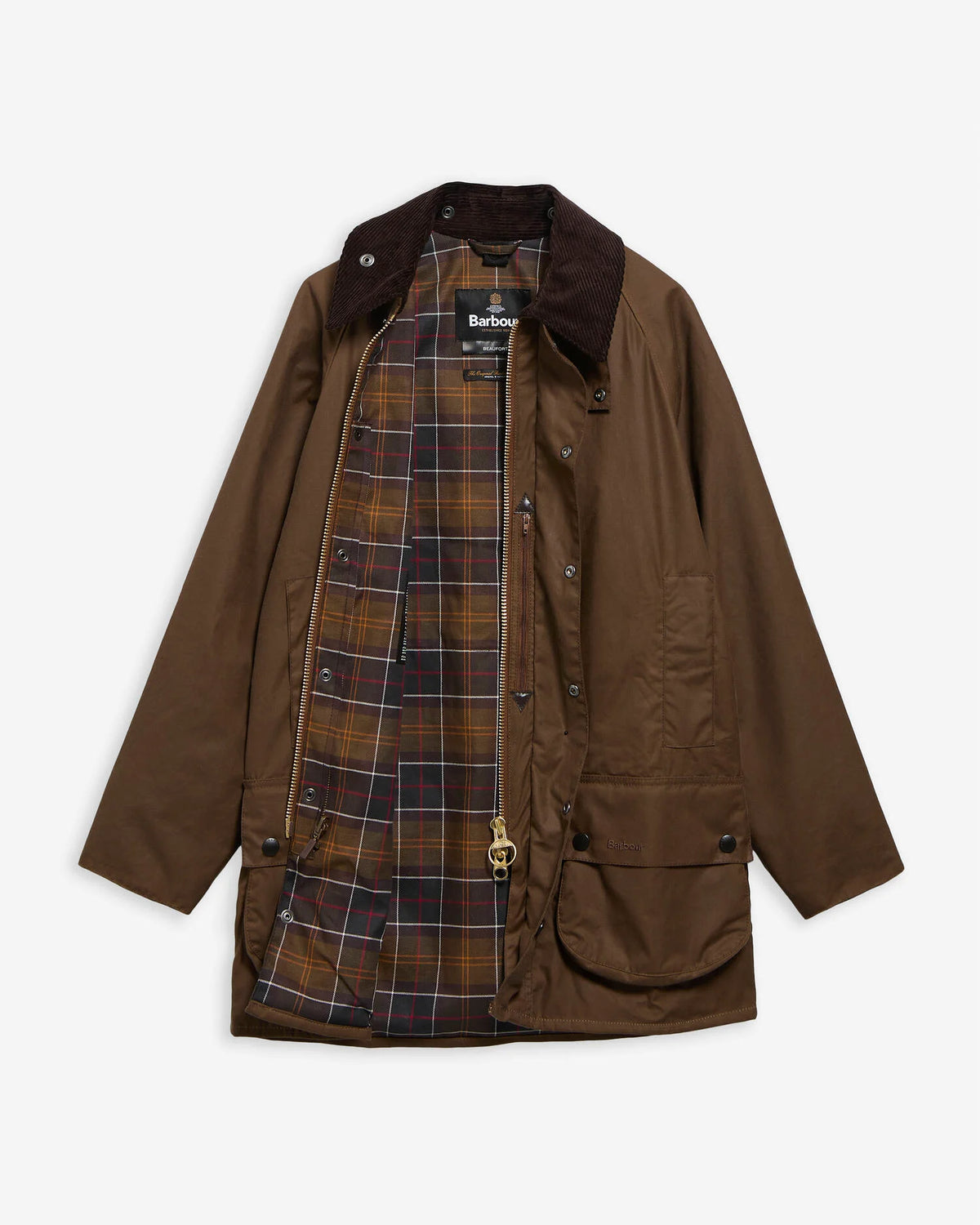 Barbour Wachsjacke Beaufort hellbraun
