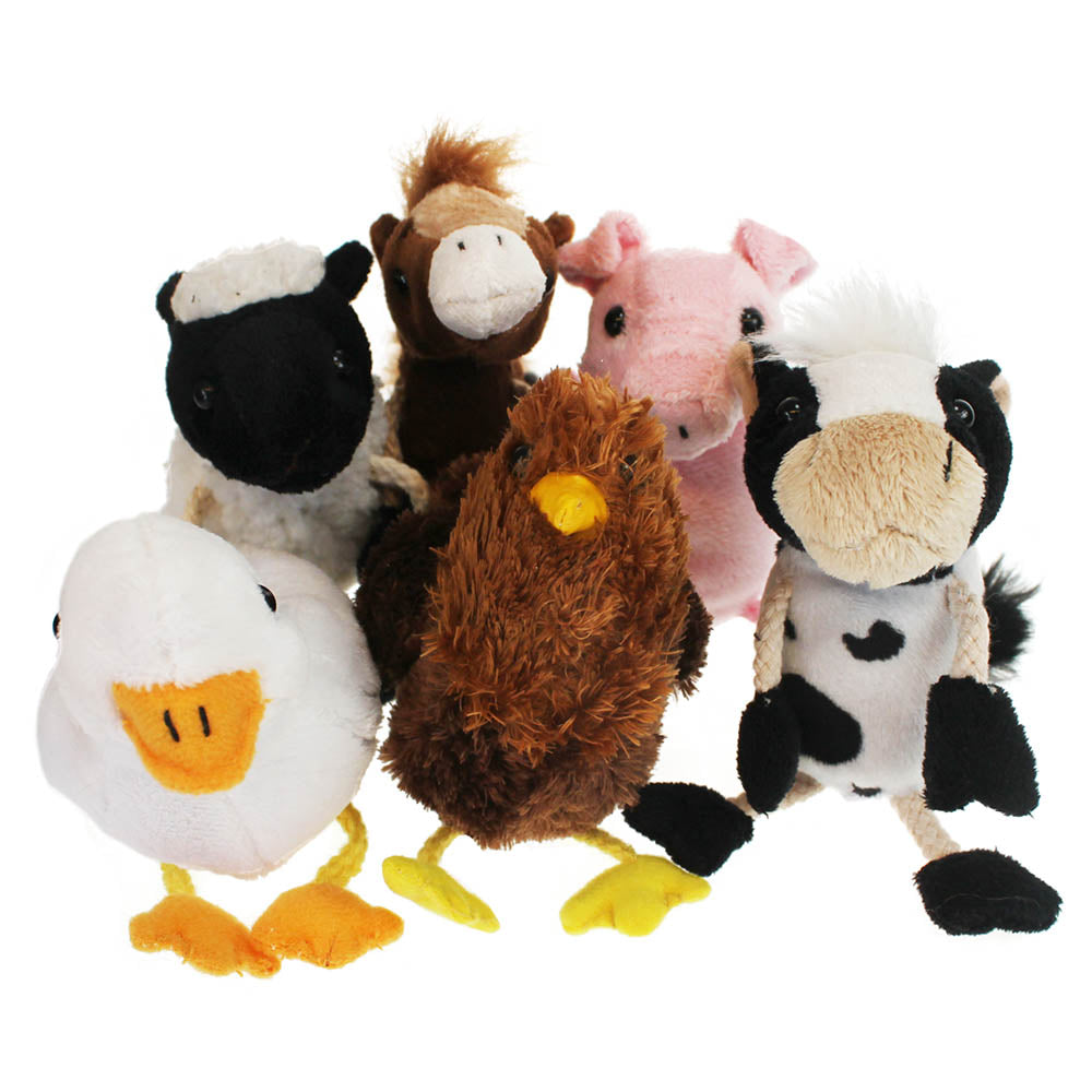 Fingerpuppen Set Bauernhof-Tiere (6-teilig)