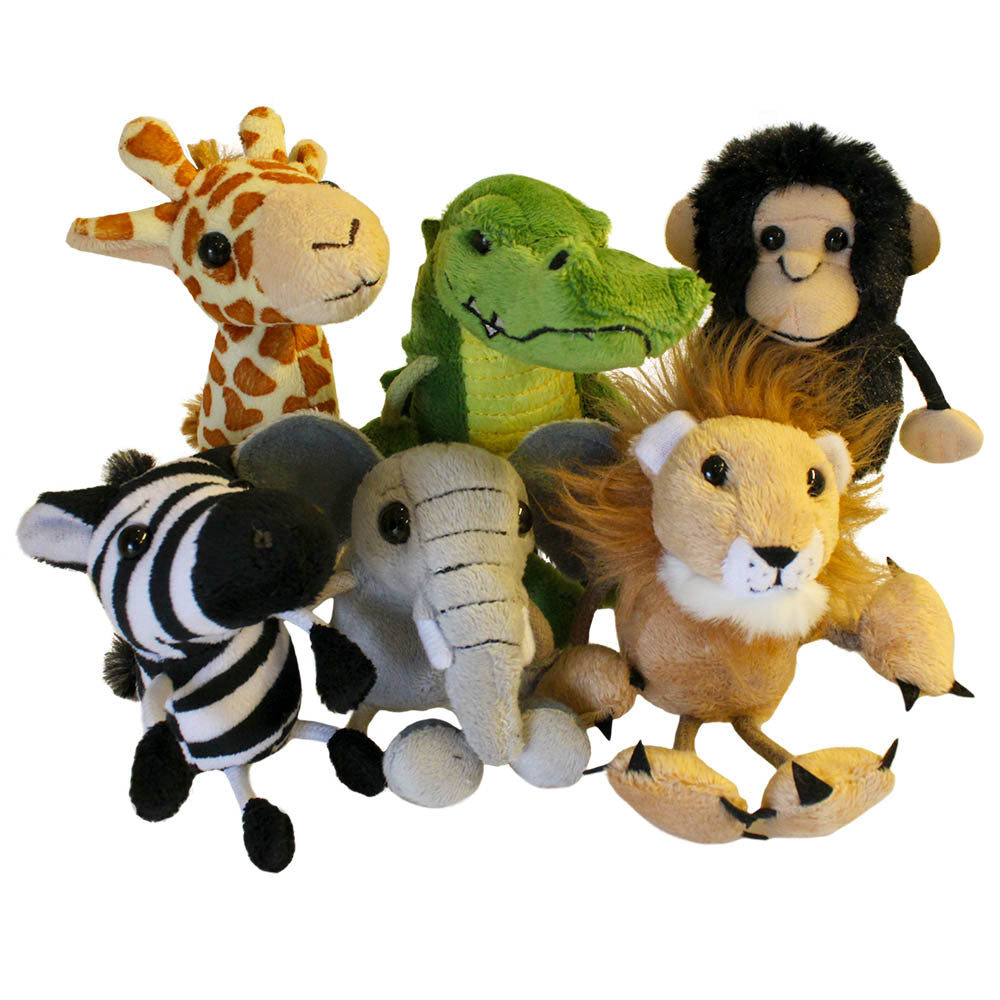 Fingerpuppen Set Afrikanische Tiere (6-teilig)