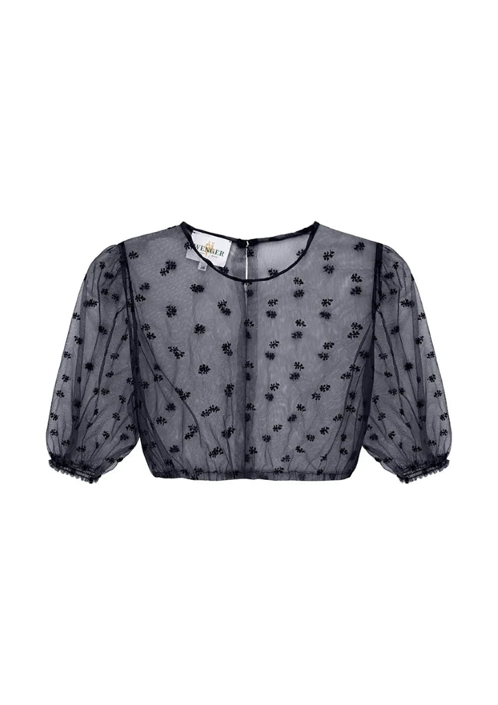 Wenger Dirndlbluse schwarz ISABELLA