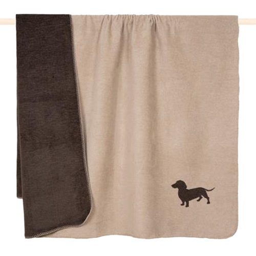 Wohndecke CozyUp mit Dackel