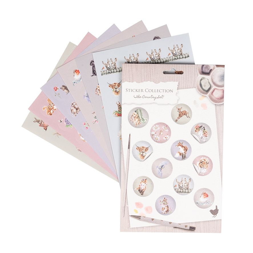 Wrendale Designs Sticker Set 'The Country Set'