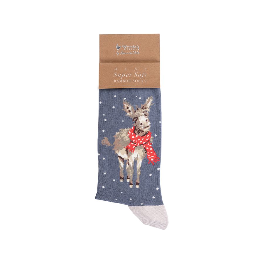 Wrendale  Herren - Socken "All Wrapped Up" mit Esel