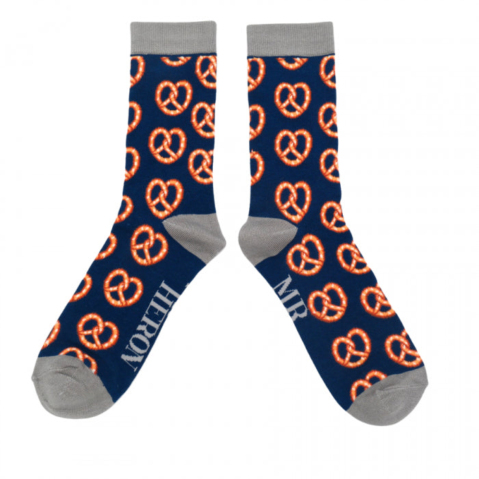 Herren Motivsocken mit Brezel