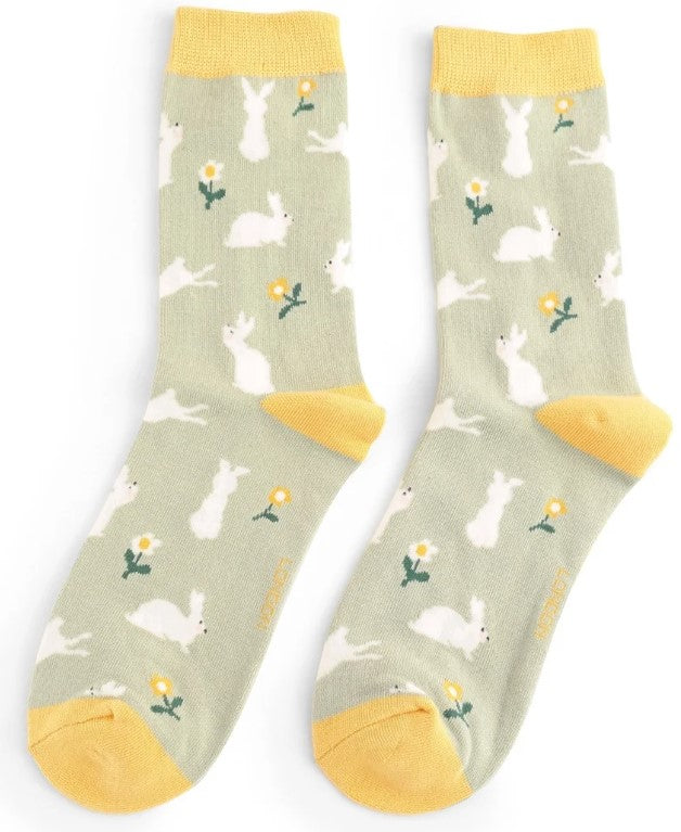 Damen Motivsocken mit Hasen