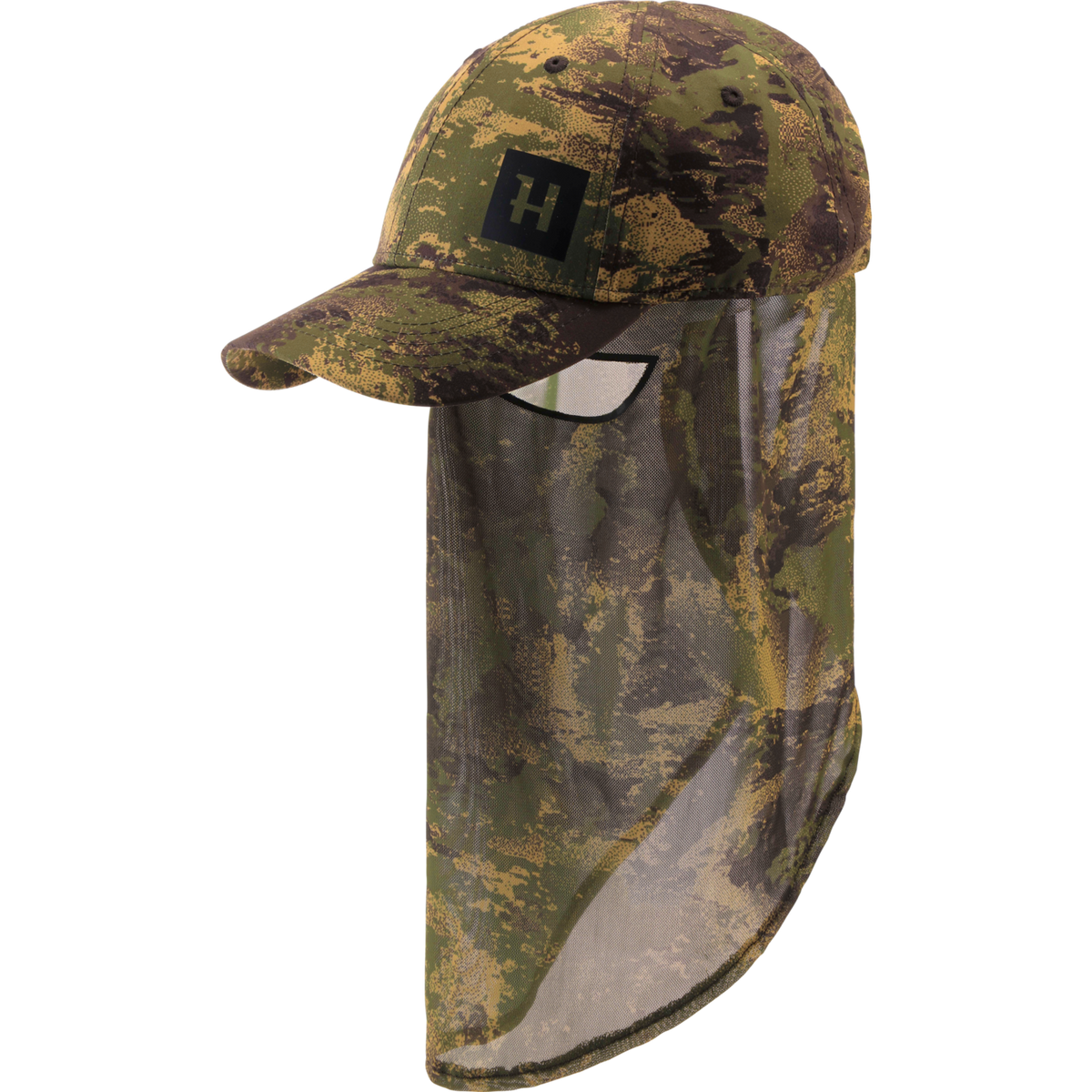 Härkila Camo Cap Deer Stalker mit Tarnnetz