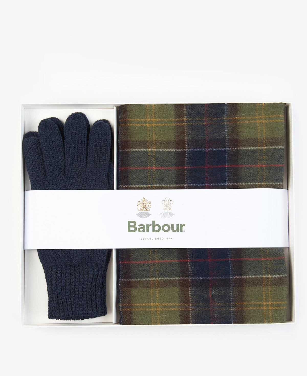 Barbour Geschenkbox mit Schal & Handschuhe