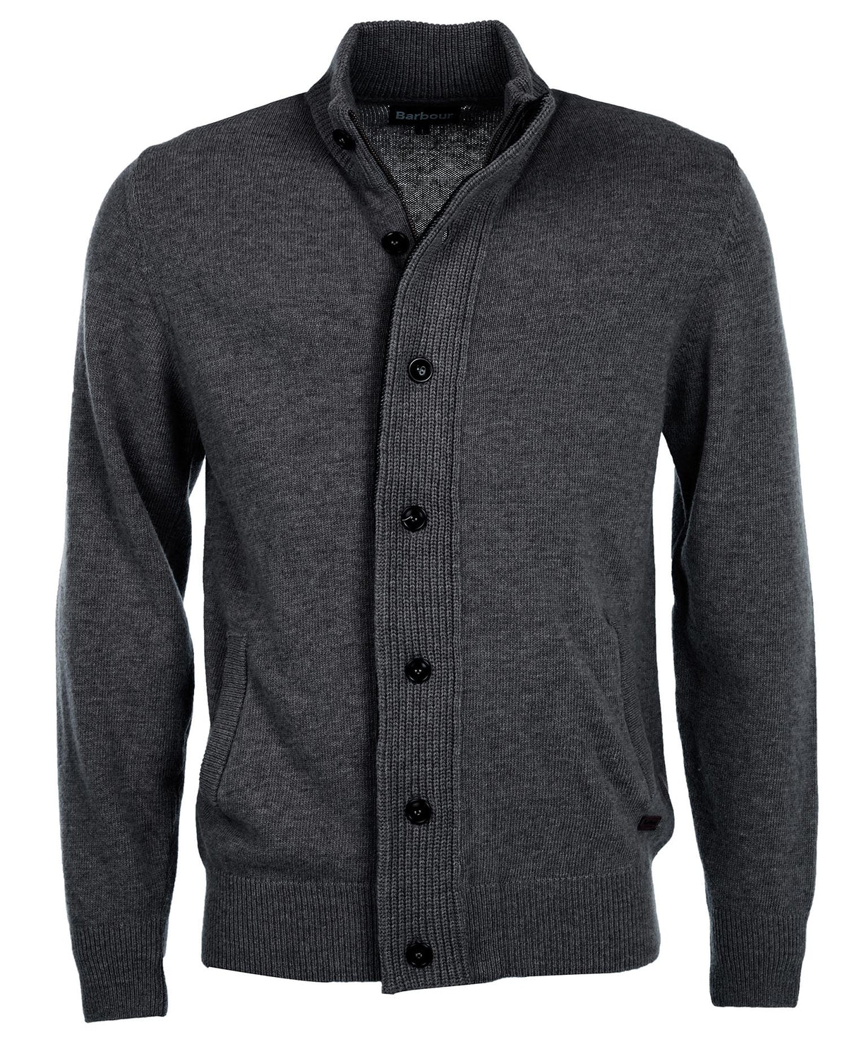 Barbour Strickjacke mit Patches